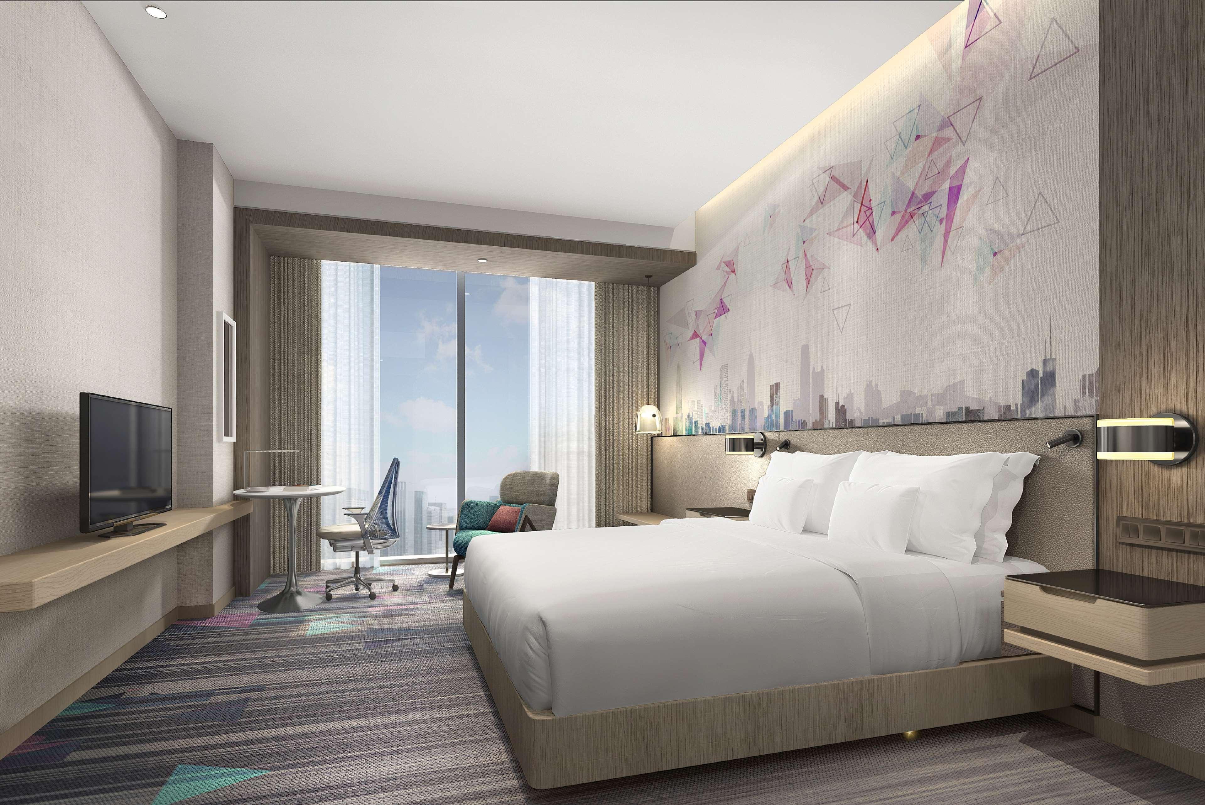 Hilton Garden Inn Shenzhen World Exhibition & Convention Center ภายนอก รูปภาพ