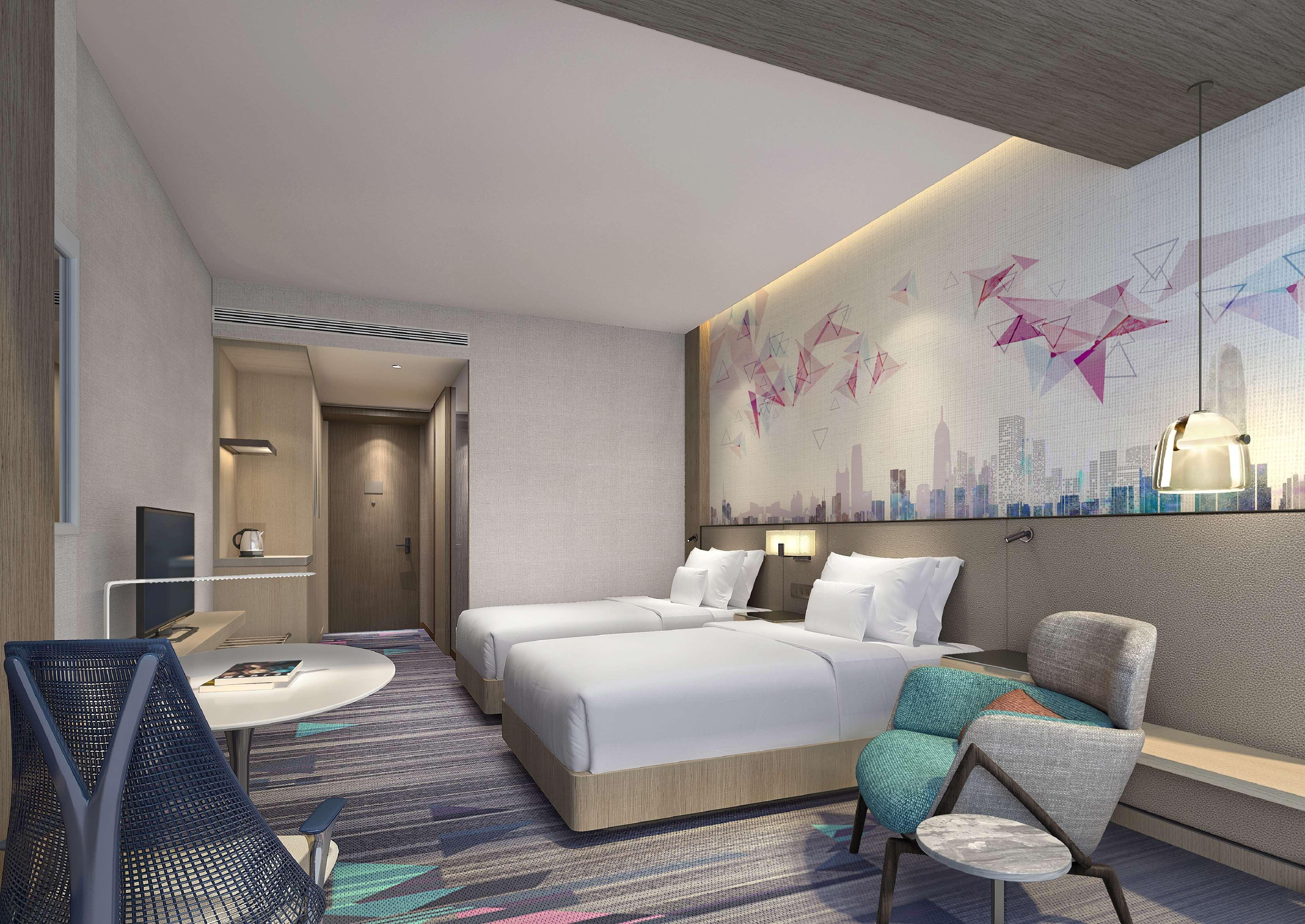 Hilton Garden Inn Shenzhen World Exhibition & Convention Center ภายนอก รูปภาพ